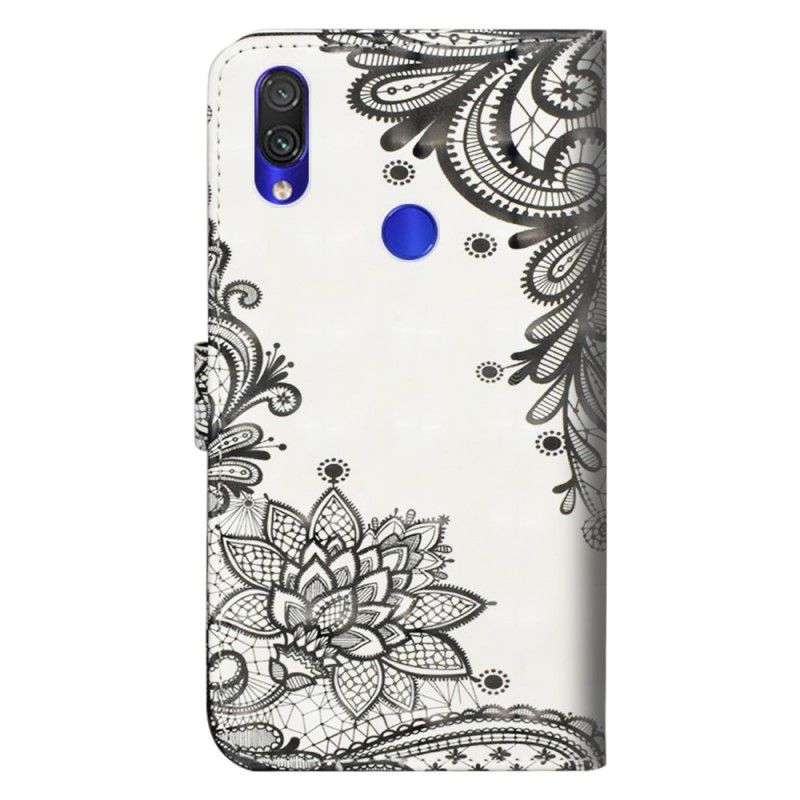 Leren Hoesje Xiaomi Redmi Note 7 Kanten Mandala