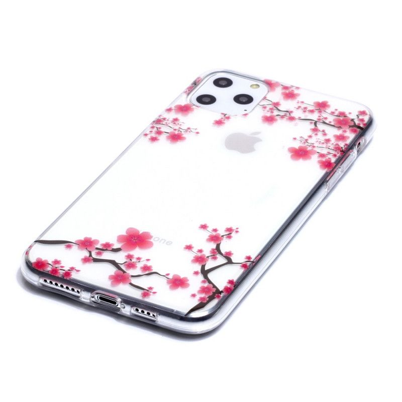 Cover Hoesje iPhone 11 Pro Max Telefoonhoesje Transparant Bloeiende Boom