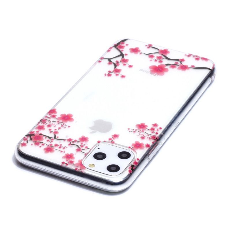 Cover Hoesje iPhone 11 Pro Max Telefoonhoesje Transparant Bloeiende Boom