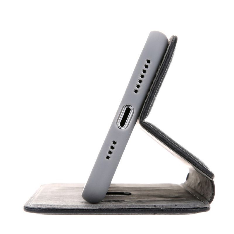 Folio-hoesje voor iPhone 11 Pro Max Bruin Finesse Leerstijl