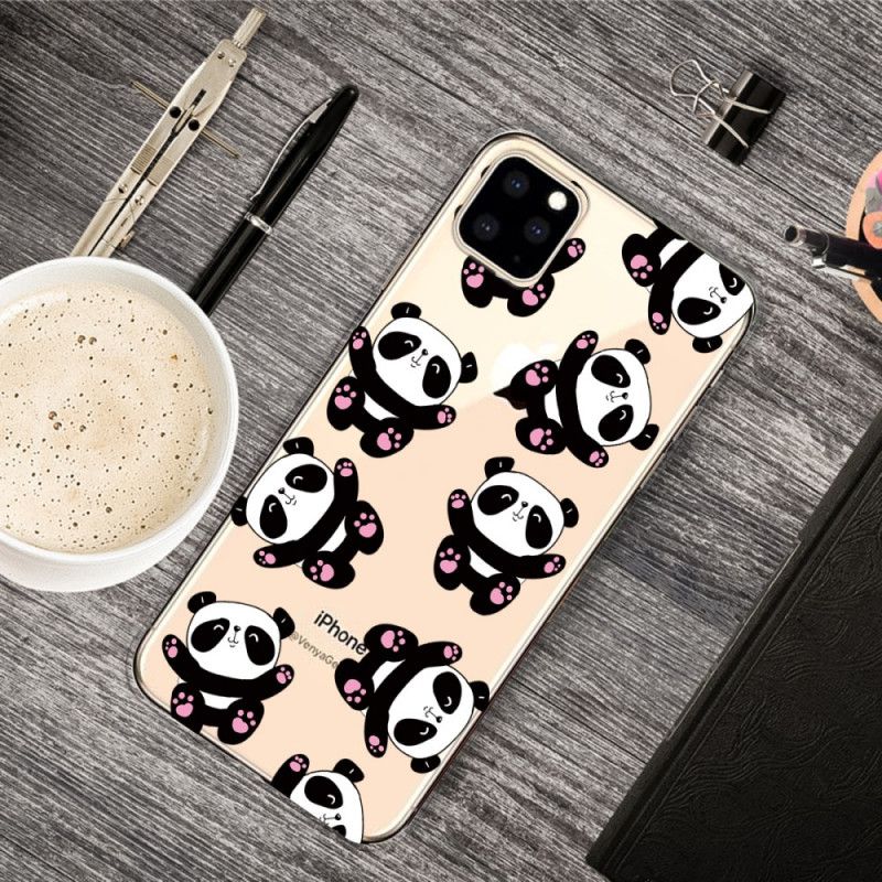 Hoesje iPhone 11 Pro Max Leuke Panda'S