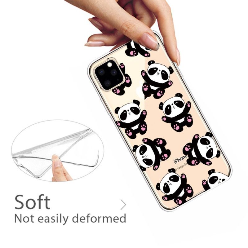Hoesje iPhone 11 Pro Max Leuke Panda'S