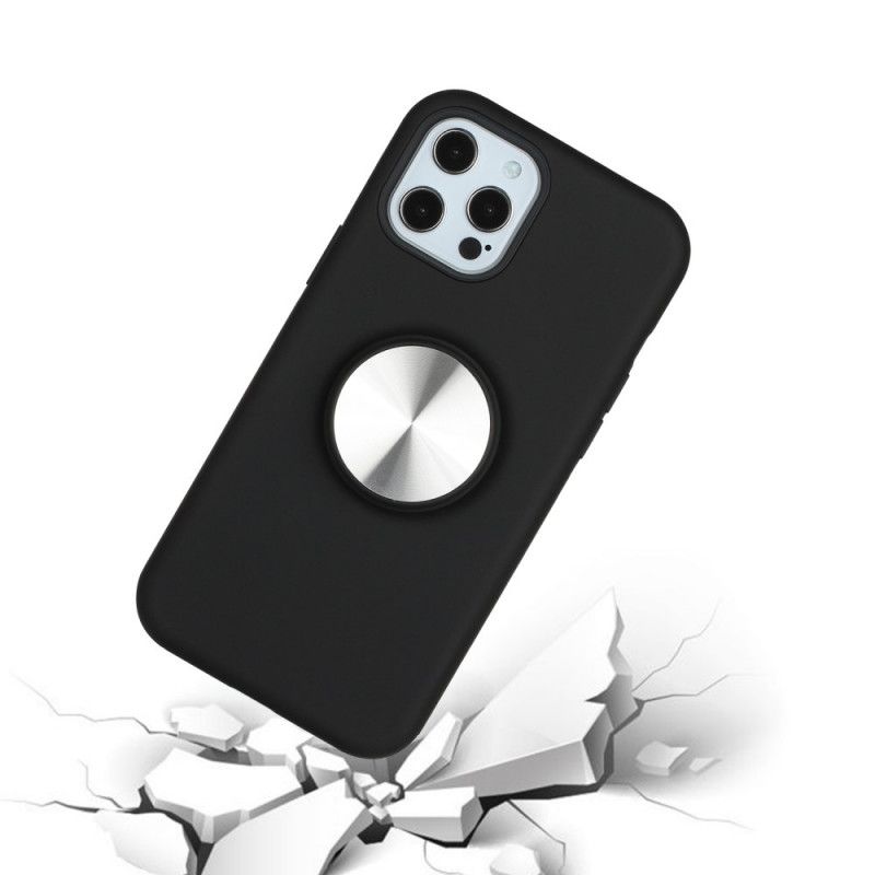 Hoesje iPhone 11 Pro Max Rood Zwart Magnetische Verwijderbare Media