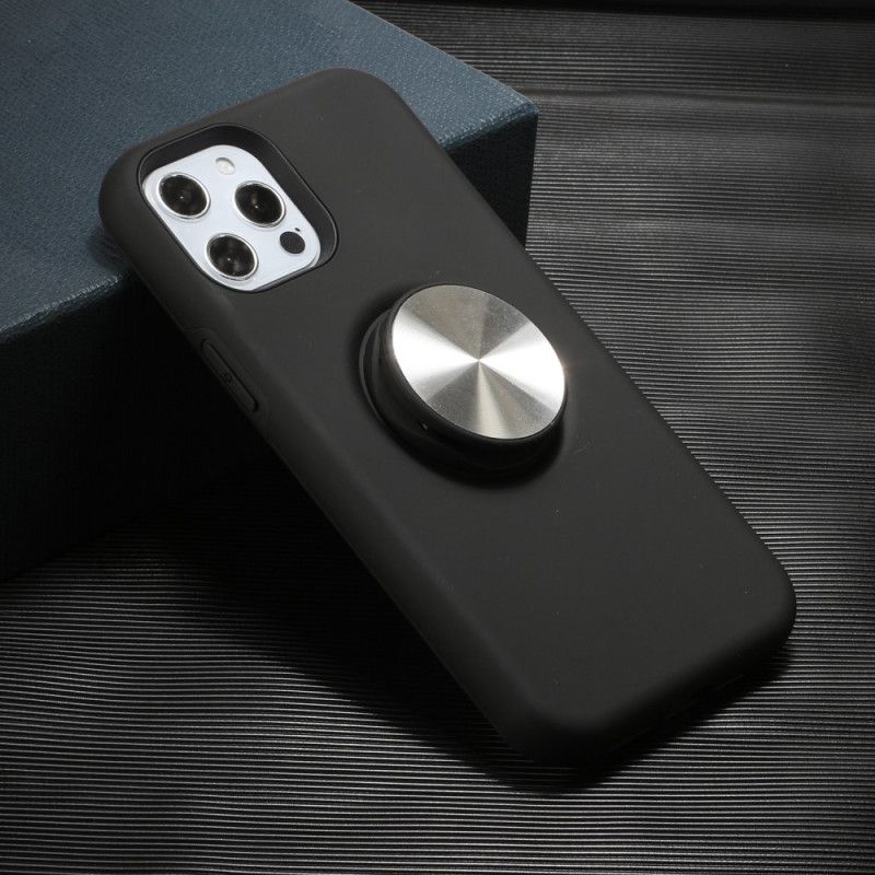 Hoesje iPhone 11 Pro Max Rood Zwart Magnetische Verwijderbare Media