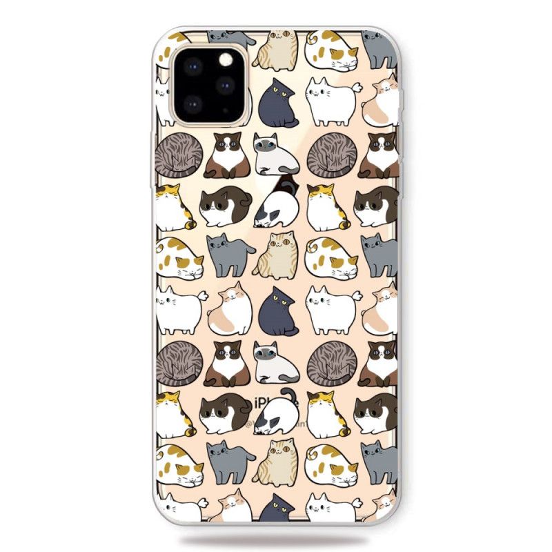 Hoesje iPhone 11 Pro Max Telefoonhoesje Pro Top Katten