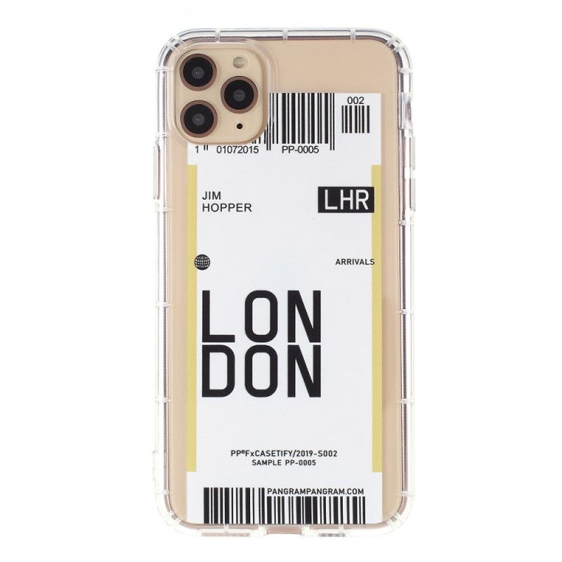 Hoesje voor iPhone 11 Pro Max Instapkaart Naar Londen