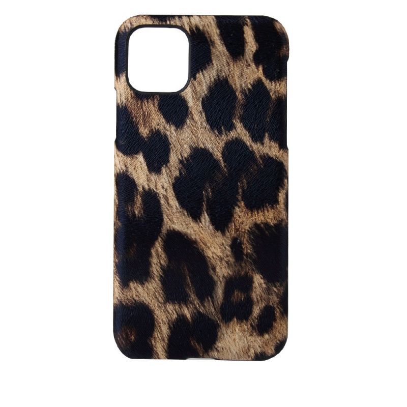 Hoesje voor iPhone 11 Pro Max Wit Luipaardhuideffect