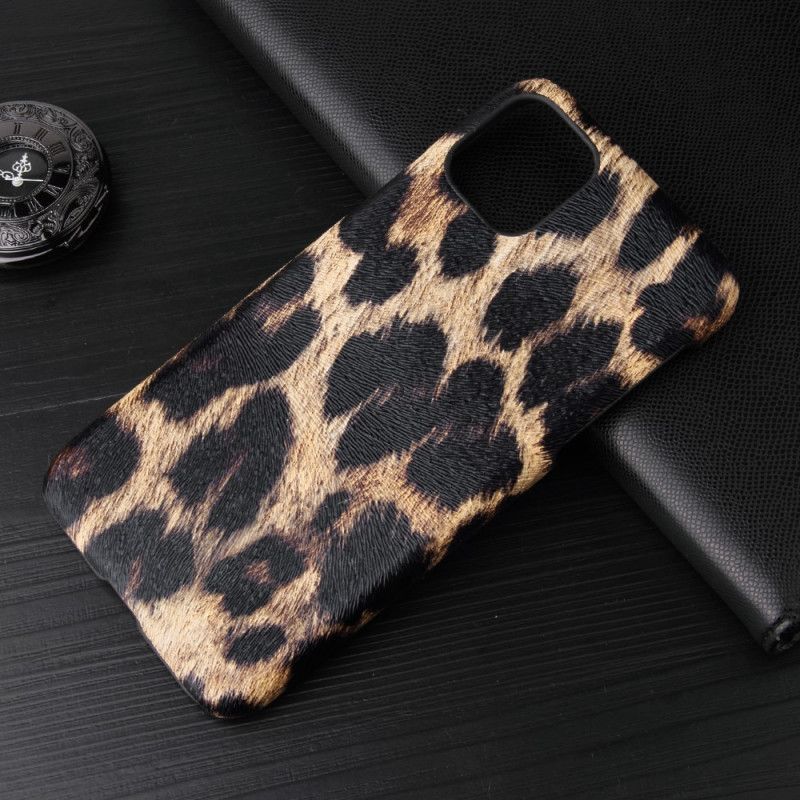 Hoesje voor iPhone 11 Pro Max Wit Luipaardhuideffect