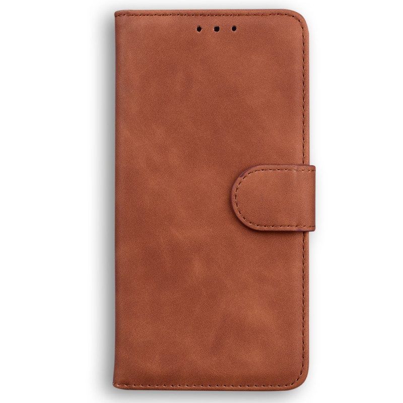 Folio-hoesje voor Xiaomi Redmi Note 12 5G Kunstleer Effen