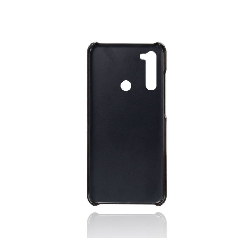 Hoesje voor Xiaomi Redmi Note 8 Grijs Zwart Kaarthouder