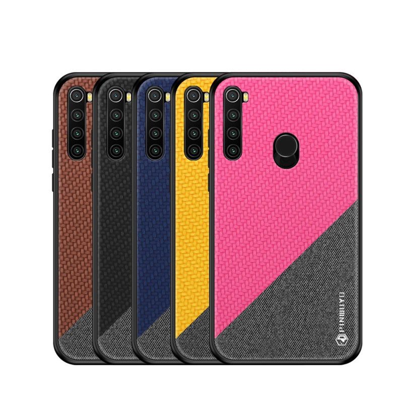 Hoesje voor Xiaomi Redmi Note 8 Magenta Zwart Pinwuyo Eer-Serie