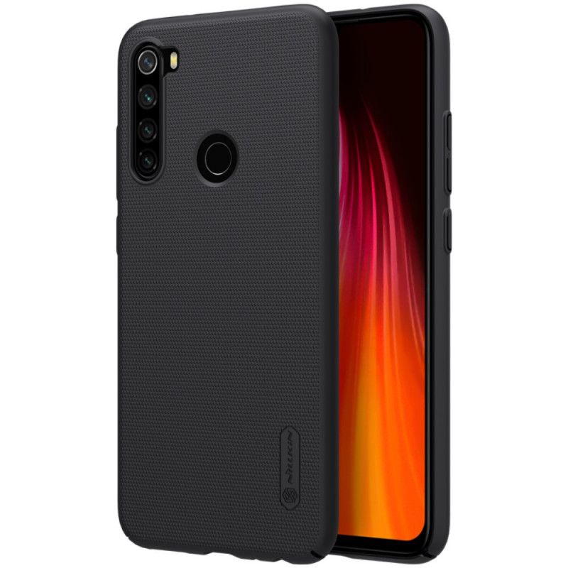 Hoesje voor Xiaomi Redmi Note 8 Zwart Stijve Frosted Nillkin