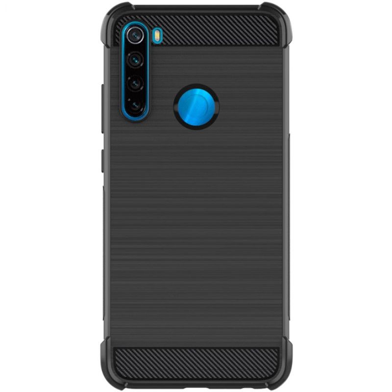 Hoesje Xiaomi Redmi Note 8 Telefoonhoesje Imak Geborsteld Koolstofvezel