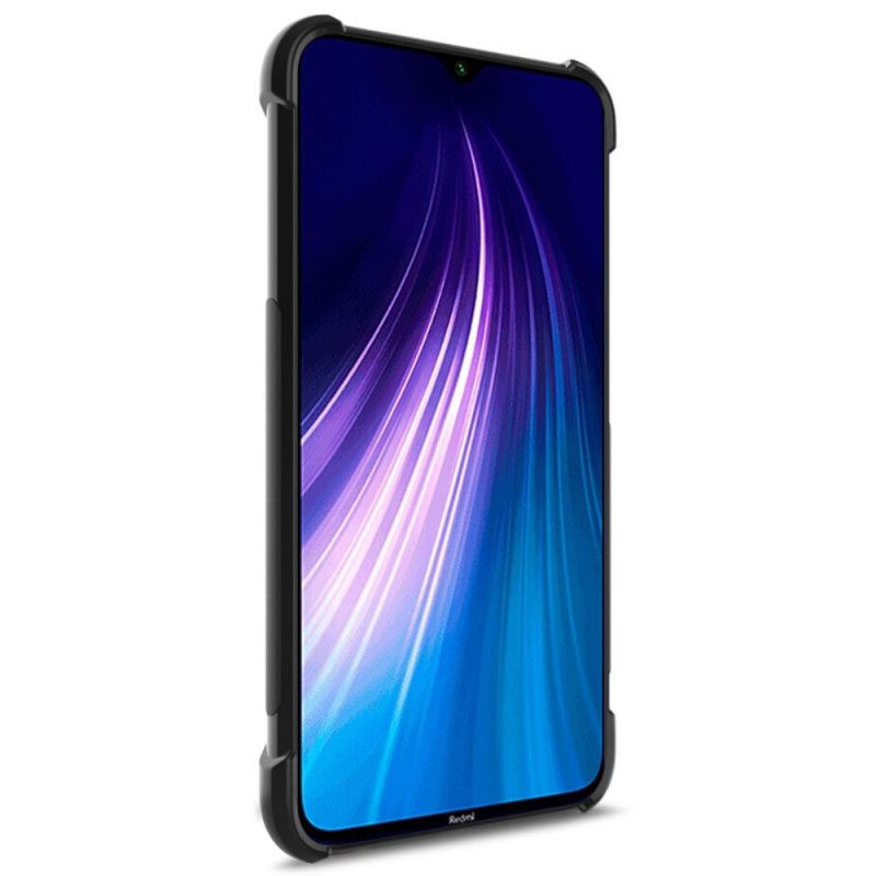 Hoesje Xiaomi Redmi Note 8 Telefoonhoesje Imak Geborsteld Koolstofvezel