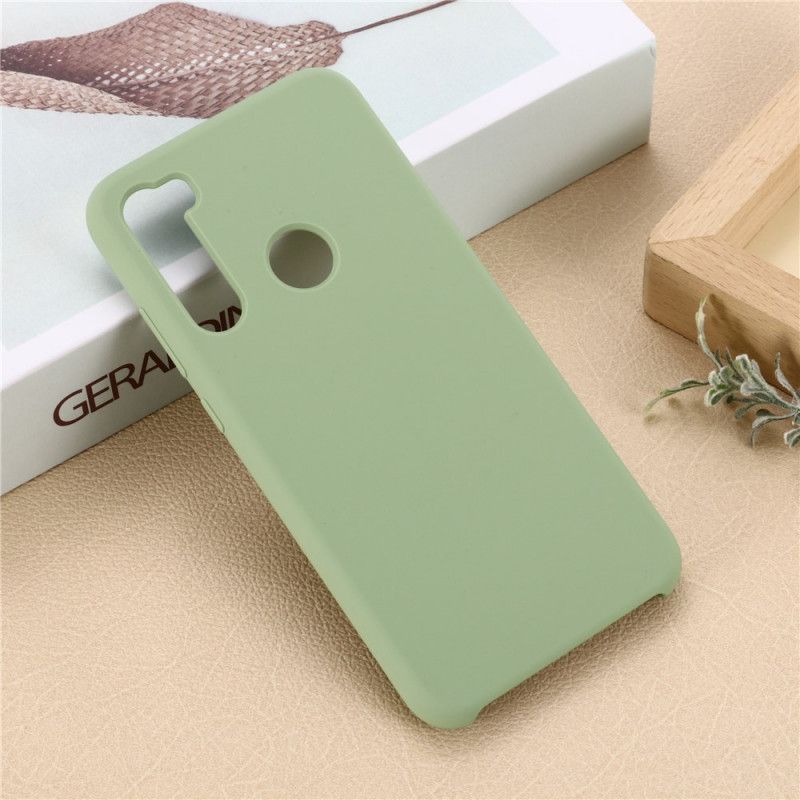 Hoesje Xiaomi Redmi Note 8 Wit Zwart Siliconenvloeistof