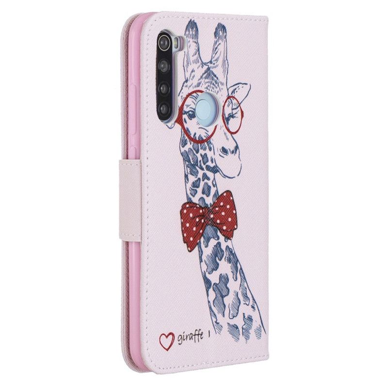 Leren Hoesje voor Xiaomi Redmi Note 8 Nerdgiraf