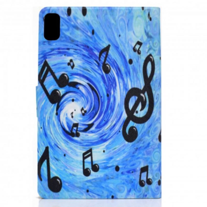 Flip Case Leren Huawei Matepad New Muzieknoten