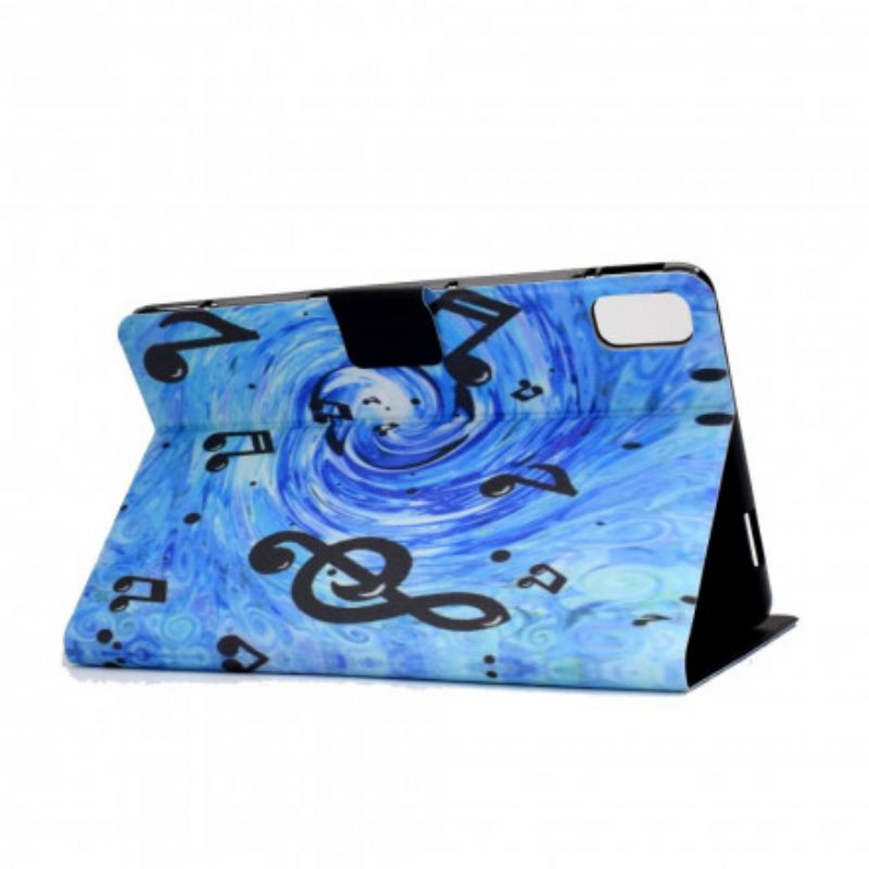 Flip Case Leren Huawei Matepad New Muzieknoten