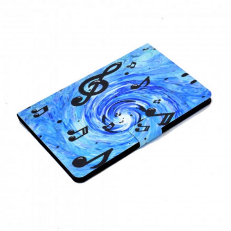 Flip Case Leren Huawei Matepad New Muzieknoten