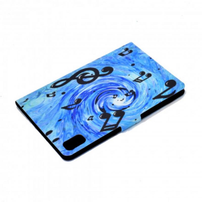 Flip Case Leren Huawei Matepad New Muzieknoten