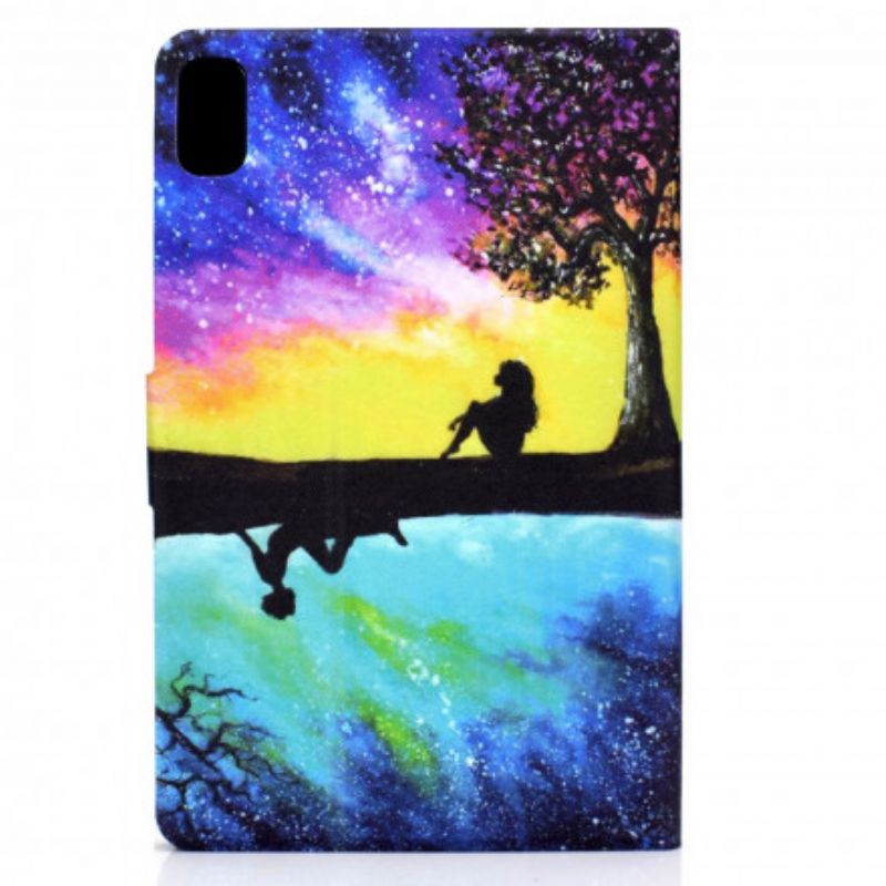 Folio-hoesje Huawei Matepad New Telefoonhoesje Mijmerij Onder De Boom