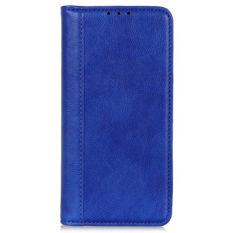 Leren Hoesje voor Samsung Galaxy M13 Litchi Splitleer