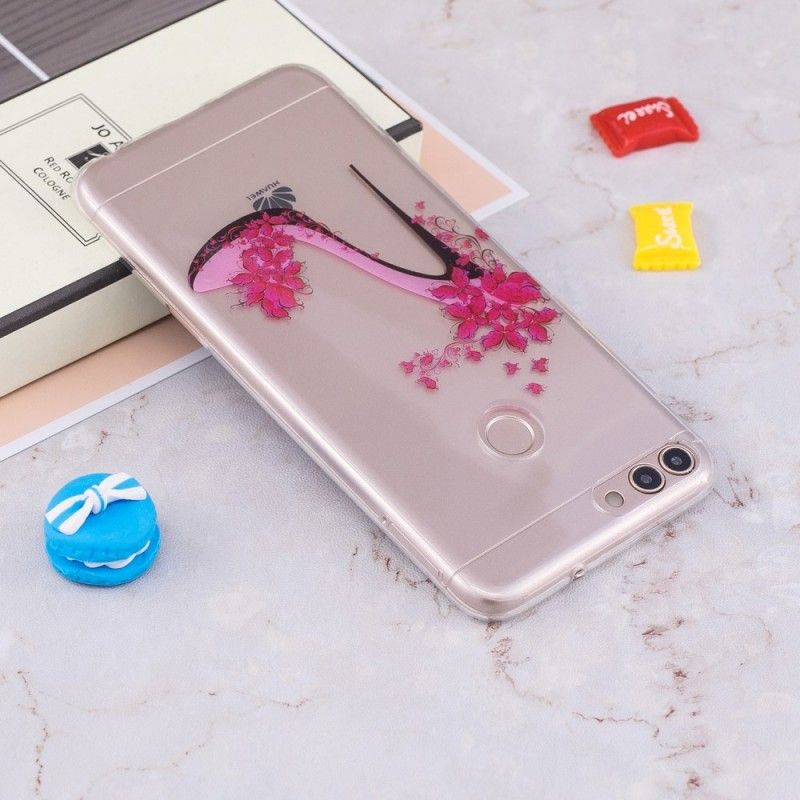 Case Hoesje Huawei P Smart Telefoonhoesje Transparante Solitaire Pompen