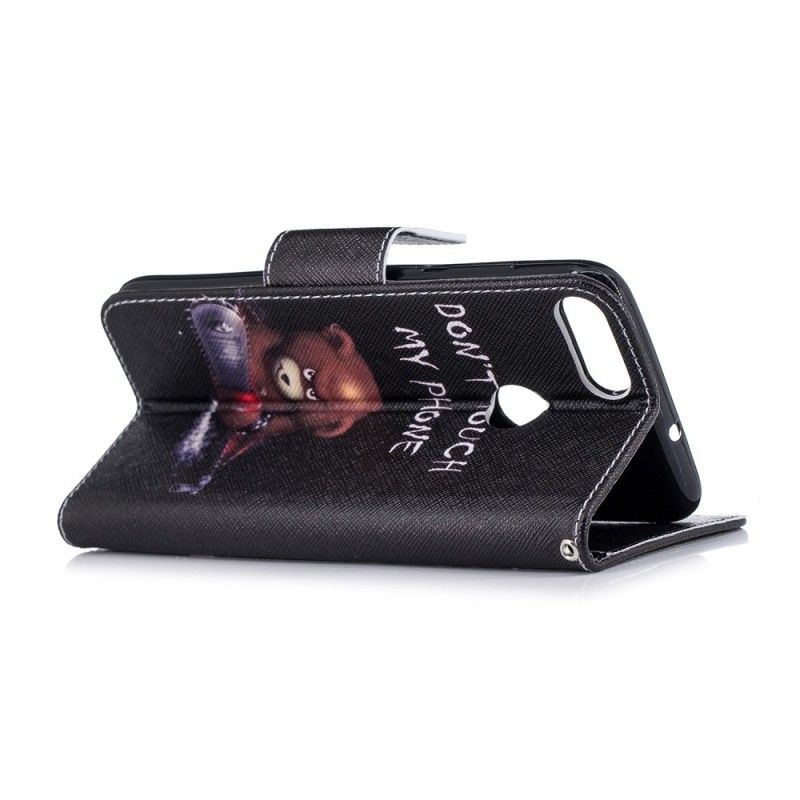Cover Folio-hoesje Huawei P Smart Telefoonhoesje Gevaarlijke Beer