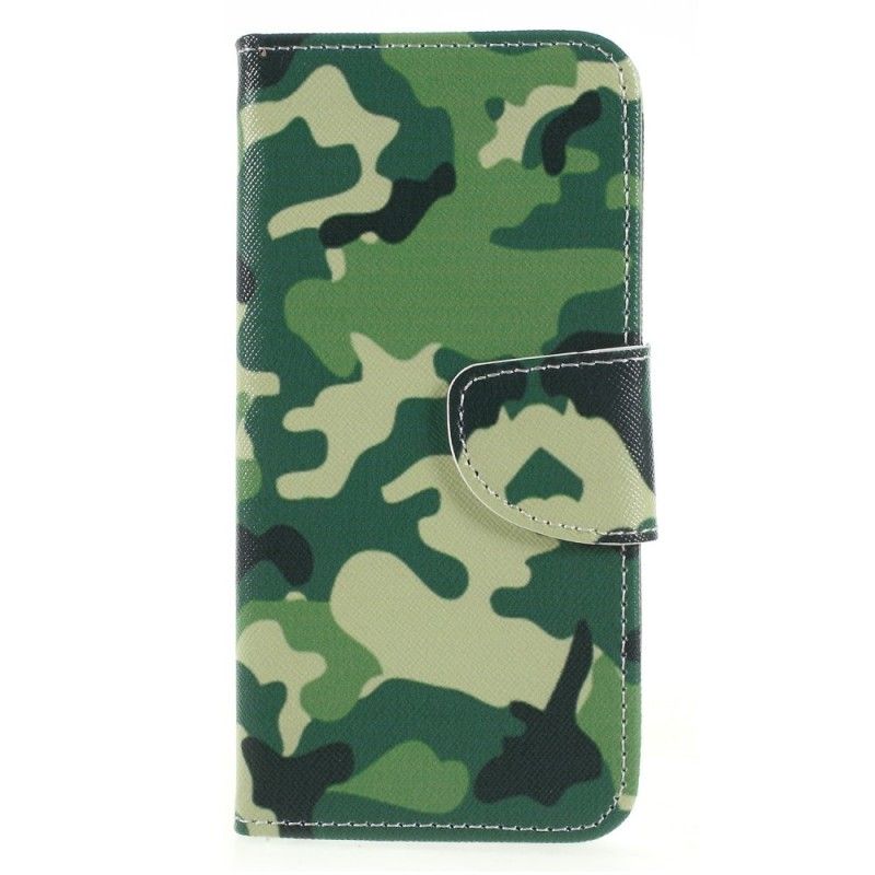 Cover Folio-hoesje Huawei P Smart Telefoonhoesje Militaire Camouflage