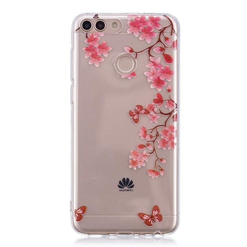 Hoesje Huawei P Smart Transparant Bloeiende Boom