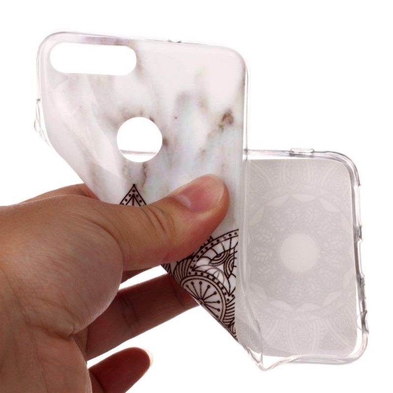 Hoesje voor Huawei P Smart Gemarmerde Mandala
