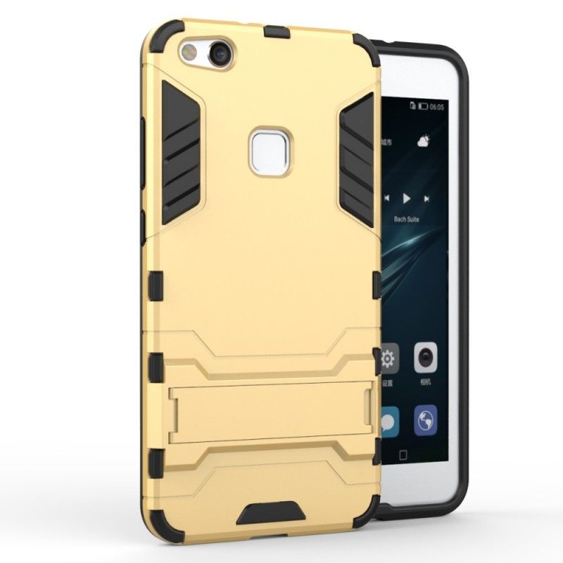 Case Hoesje Huawei P10 Lite Donkerblauw Rood Telefoonhoesje Ultrabestendig