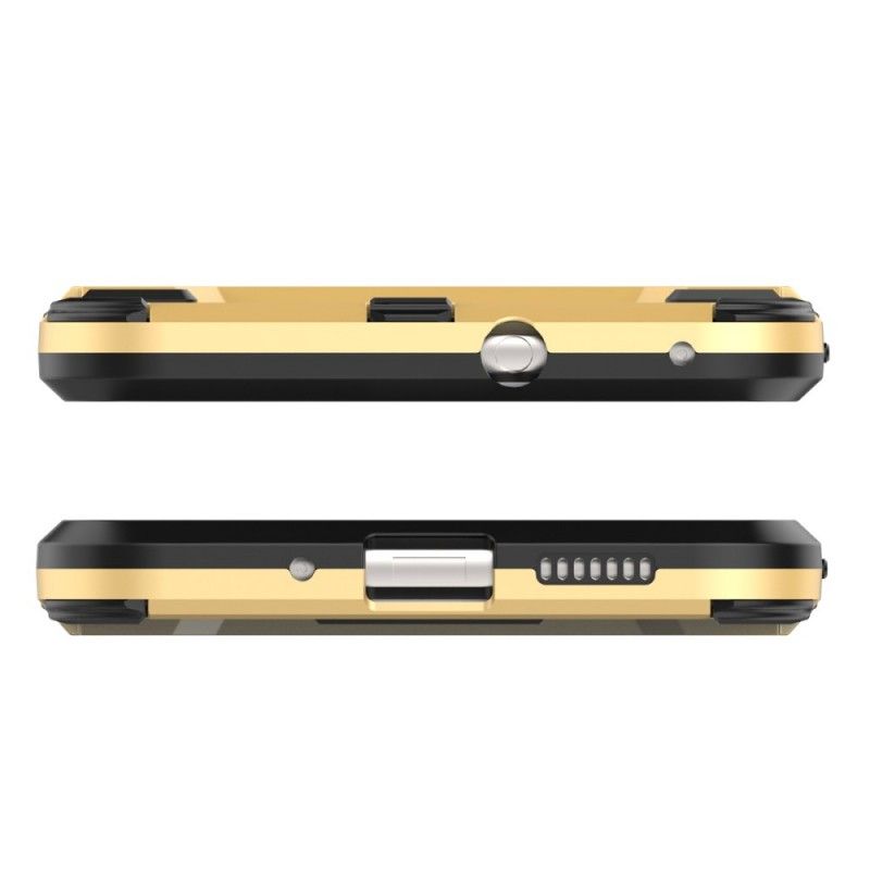 Case Hoesje Huawei P10 Lite Donkerblauw Rood Telefoonhoesje Ultrabestendig