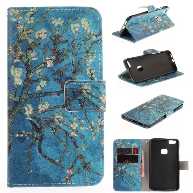 Cover Folio-hoesje Huawei P10 Lite Telefoonhoesje Bloeiende Boom