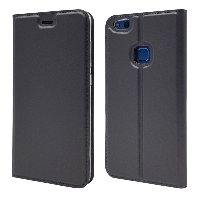 Folio-hoesje Huawei P10 Lite Goud Zwart Telefoonhoesje Magneetsluiting
