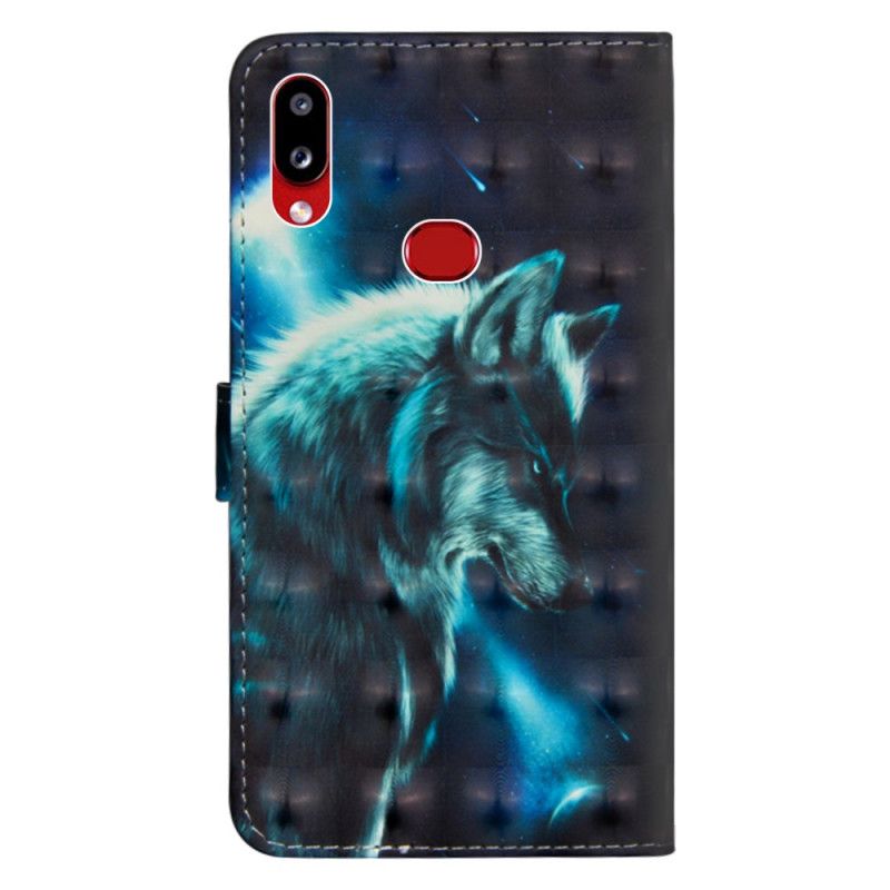 Cover Folio-hoesje Samsung Galaxy A10s Telefoonhoesje Majestueuze Lichtvlek Van Wolf