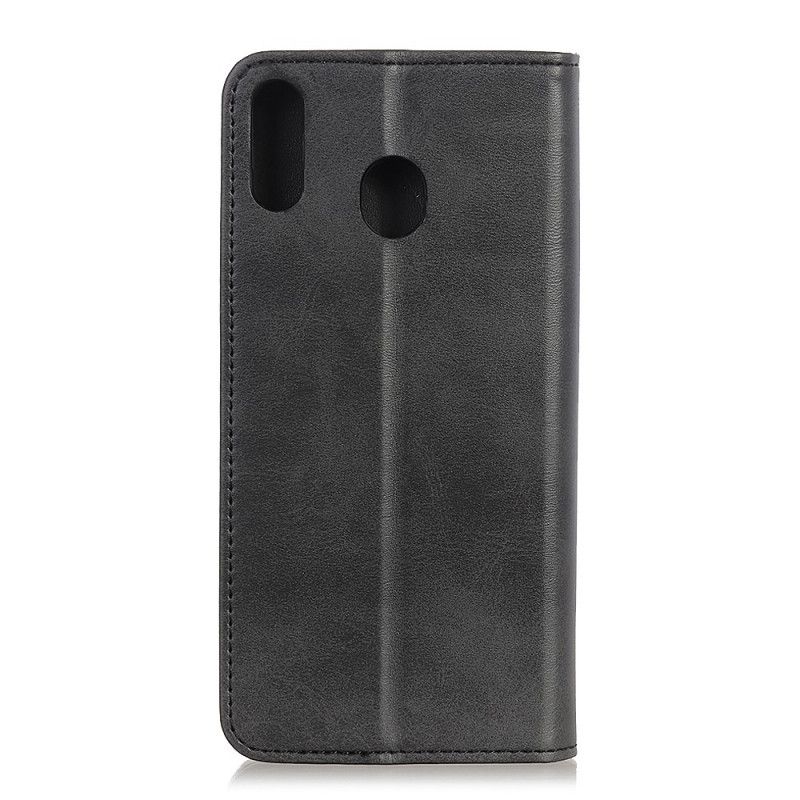 Folio-hoesje Samsung Galaxy A10s Donkerblauw Zwart Splitleer