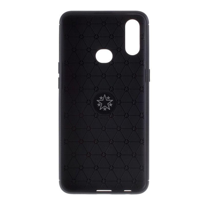 Hoesje Samsung Galaxy A10s Rood Zwart Roterende Ring