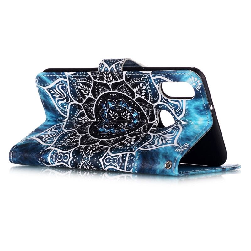 Leren Hoesje Samsung Galaxy A10s Mandala In De Lucht