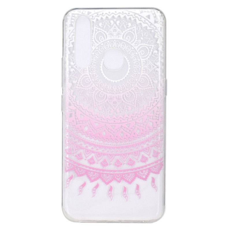 Cover Hoesje Huawei P40 Lite E / Y7p Rose Telefoonhoesje Transparante Kleurrijke Mandala