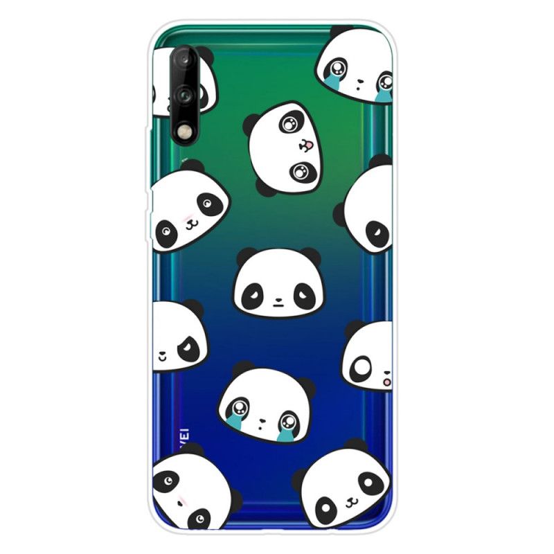Cover Hoesje Huawei P40 Lite E / Y7p Telefoonhoesje Sentimentele Panda'S