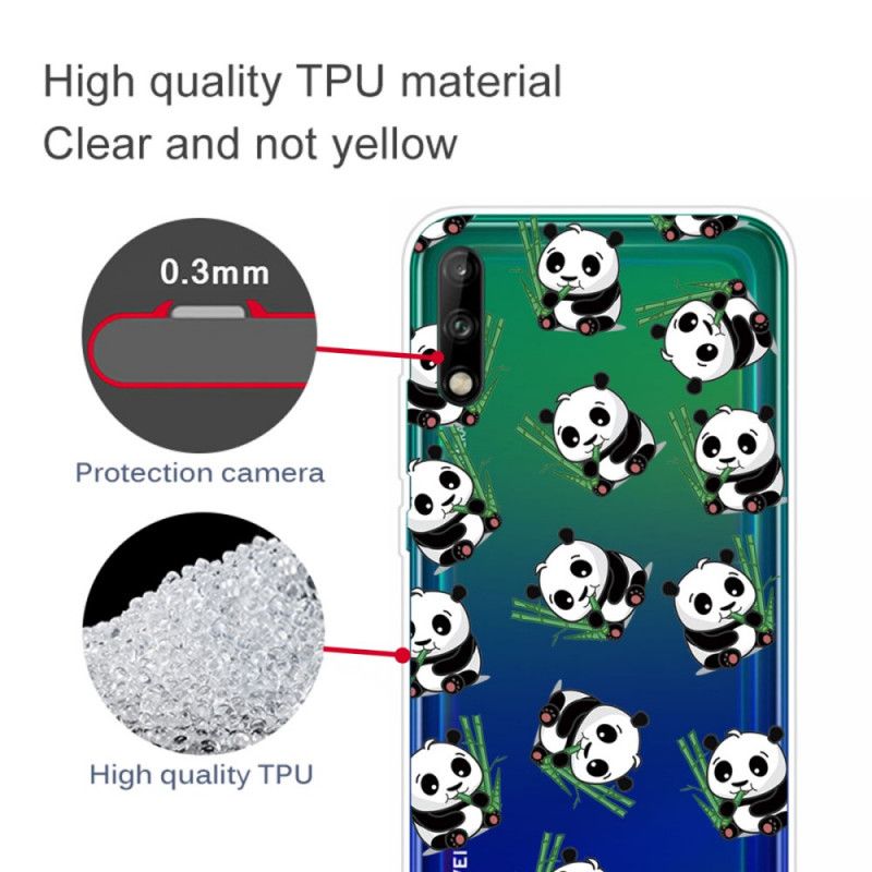 Hoesje Huawei P40 Lite E / Y7p Kleine Panda'S