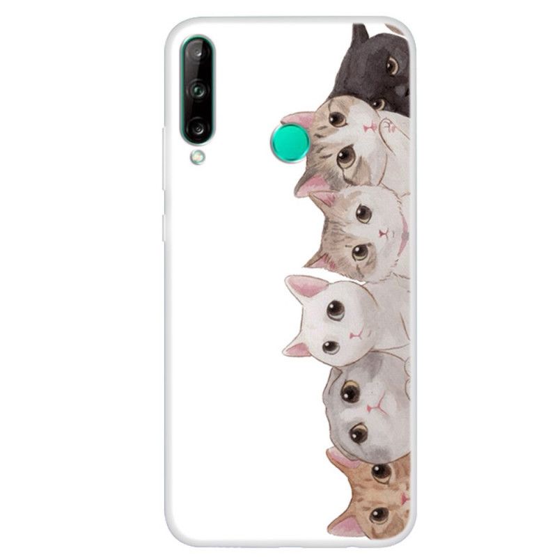 Hoesje Huawei P40 Lite E / Y7p Luisterende Katten