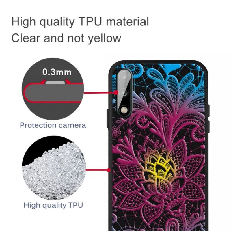 Hoesje Huawei P40 Lite E / Y7p Meesterlijke Bloem