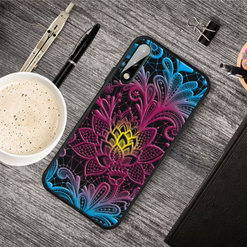 Hoesje Huawei P40 Lite E / Y7p Meesterlijke Bloem
