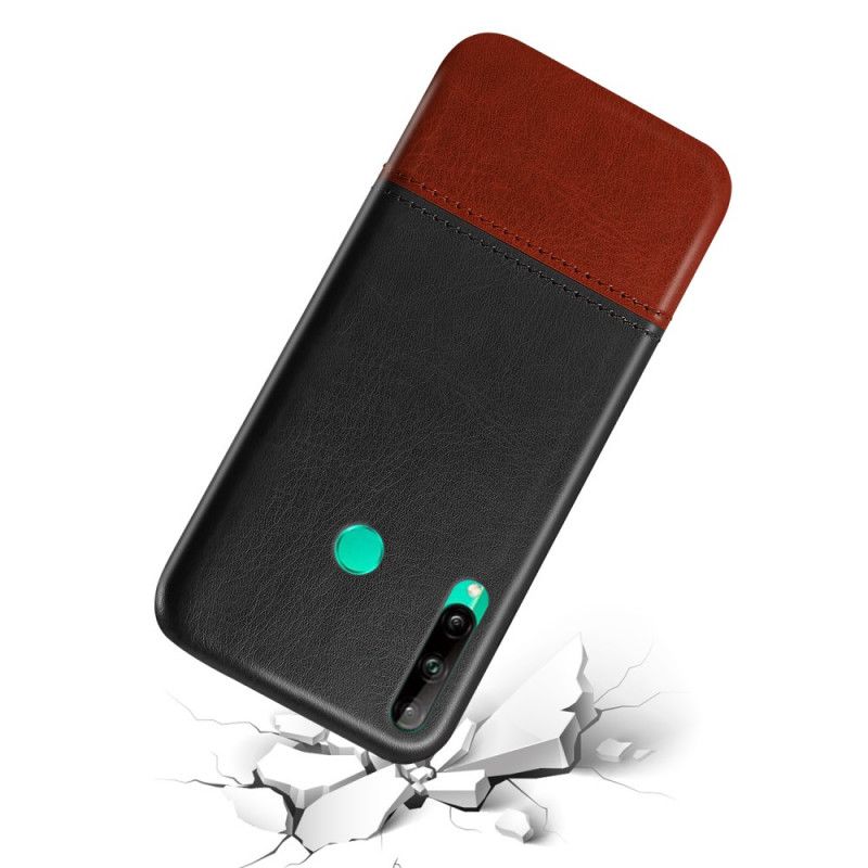 Hoesje Huawei P40 Lite E / Y7p Rood Zwart Ksq Kaarthouder