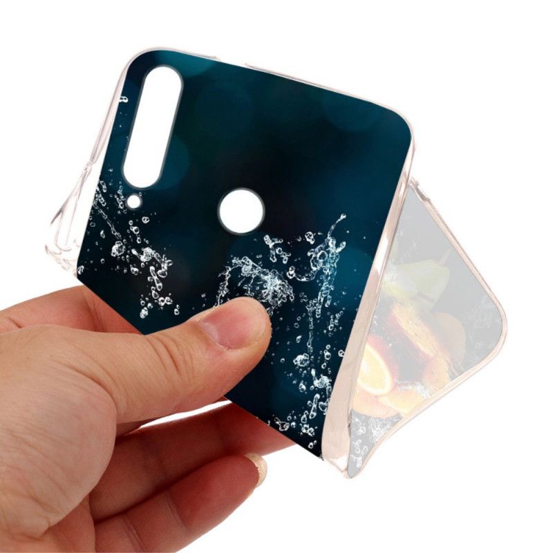 Hoesje voor Huawei P40 Lite E / Y7p Bloementapijt