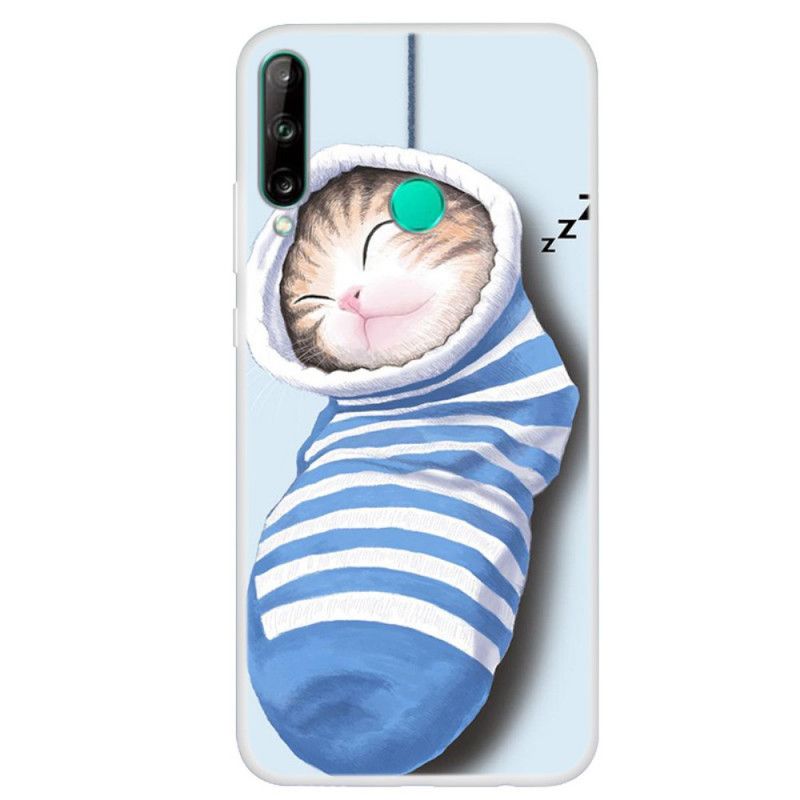 Hoesje voor Huawei P40 Lite E / Y7p Slapende Kitten