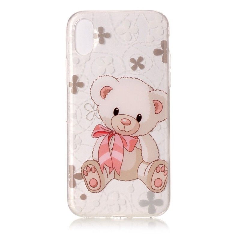 Case Hoesje iPhone X Telefoonhoesje Mooie Teddybeer