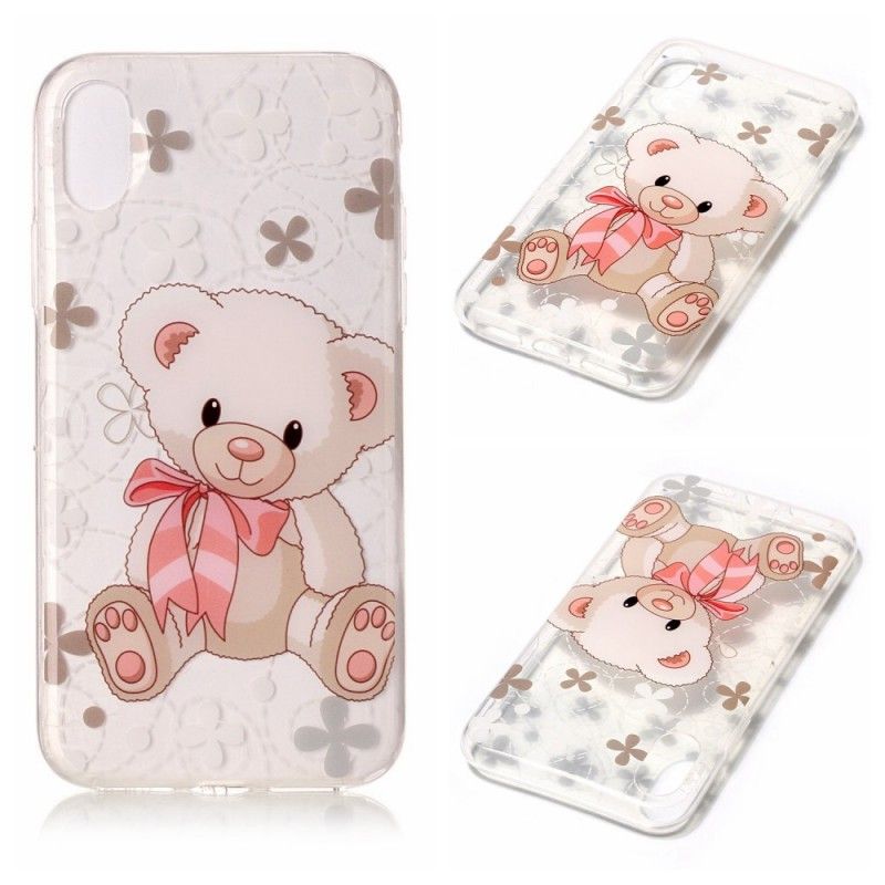 Case Hoesje iPhone X Telefoonhoesje Mooie Teddybeer